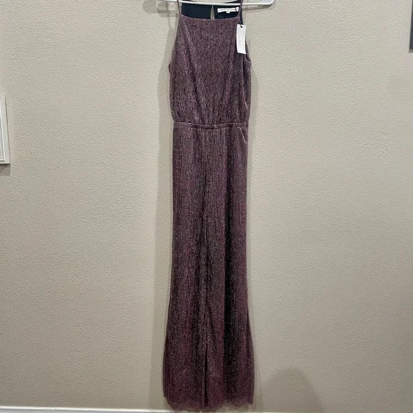 Shimmering Pink and Black Jumpsuit by Cupcakes and Cashmere - Picture 3 of 10